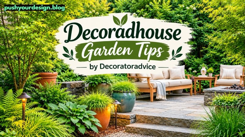 Decoradhouse Garden Tips by Decoratoradvice